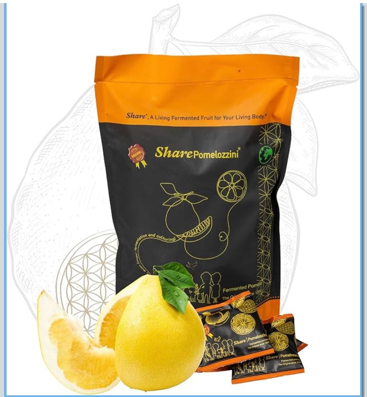 Share Pomelozzini 0,375lb | Original fermented naturally grown grapefruit, fermentation period minimum 30 months, fermented grapefruit, Share Swiss AG
